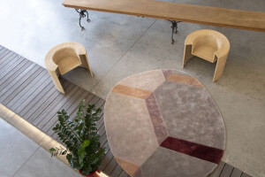 Cobblestone - patterned rug collection made of soft Tencel™