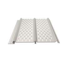 Falkit® System Sierra Morena Perforated - Perforated saw-type aluminium slat for use in architecture, interior and exterior cladding and ventilated façades