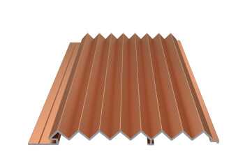 Falkit® System Sierra de Gata - Saw-type aluminium slat for use in architecture, interior and exterior cladding and ventilated façades Falkit® System Sierra de Gata - Saw-type aluminium slat for use in architecture, interior and exterior cladding and ventilated façades