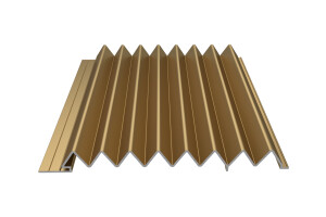 Falkit® System Atlas - Ribbed aluminium slat for use in architecture, interior and exterior cladding and ventilated façades