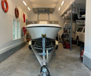 Boat Garage with Schweiss Hydraulic Door