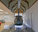 Helicopter Carriage House featuring Schweiss Hydraulic Door