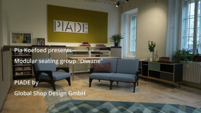 PIADE Diwane sofa, armchair and daybed
