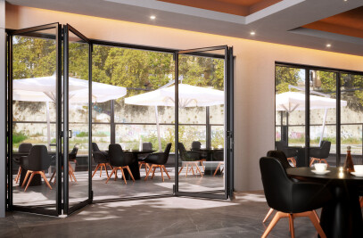 SMARTIA MF6500 - non-insulated folding door system