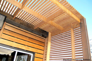 Blackbutt Timber Battens with OSMO Oil Finish