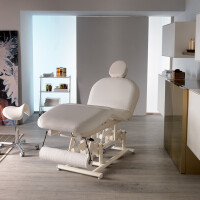 Sosul Top 2M - Massage table with a four-section mattress with a horseshoe-shaped headrest