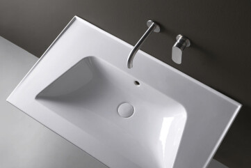 Bloom 85 - wall hung washbasin – for furniture console Bloom 85 - wall hung washbasin – for furniture console
