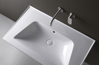 Bloom 85 - wall hung washbasin – for furniture console