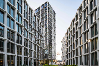 JSWD completes new office complex in Bonn unified by triangular facade elements