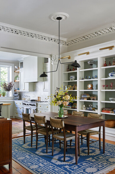 Cobble Hill Landmarked Townhouse - Kitchen & Dining Room