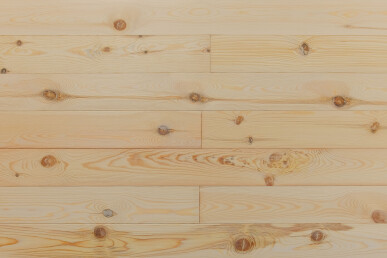 Solid pine flooring