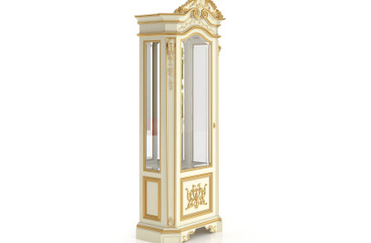 Ivory Lumière Curio Cabinet