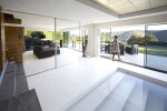 Ultra slim framed sliding glass doors