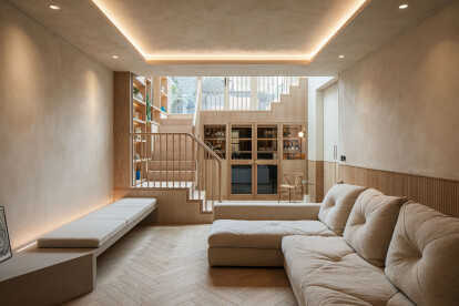 Lower Ground Floor living spaces - The Dulwich House