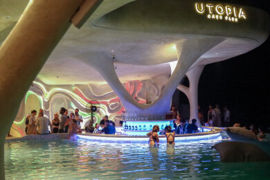 Utopia Cave Pool Evening