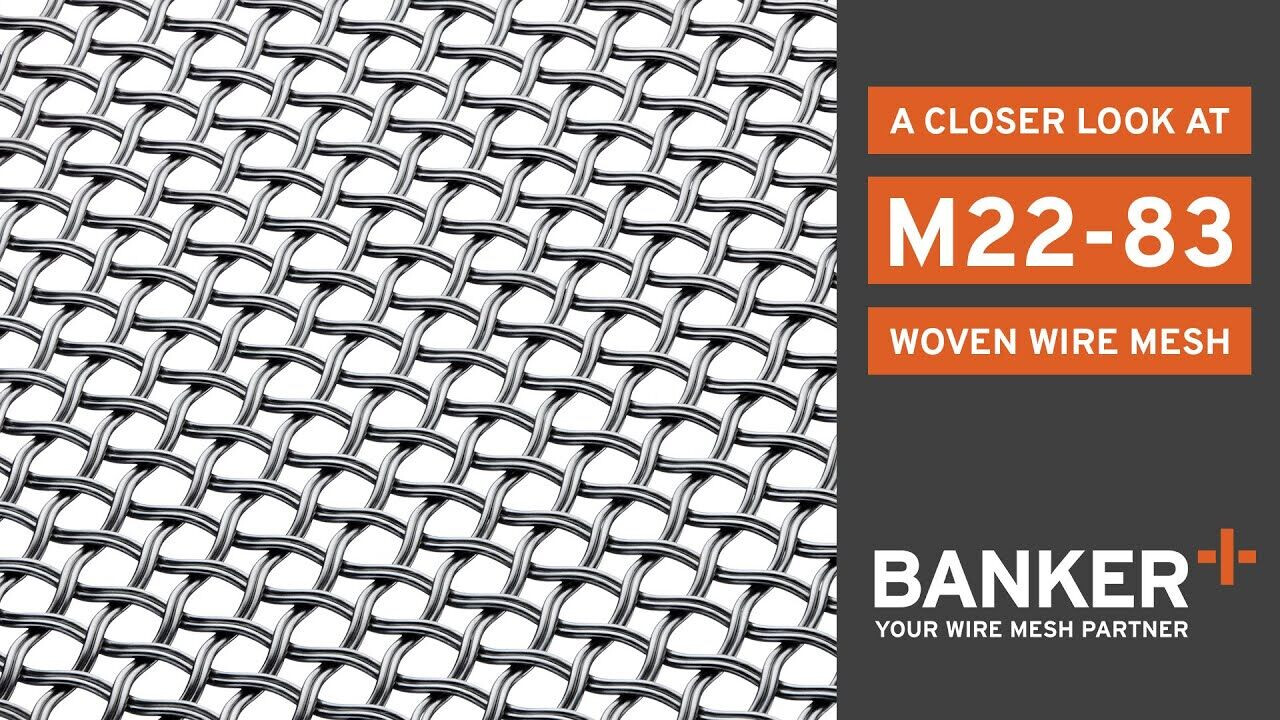 A Closer Look: Banker Wire M22-83 Woven Wire Mesh