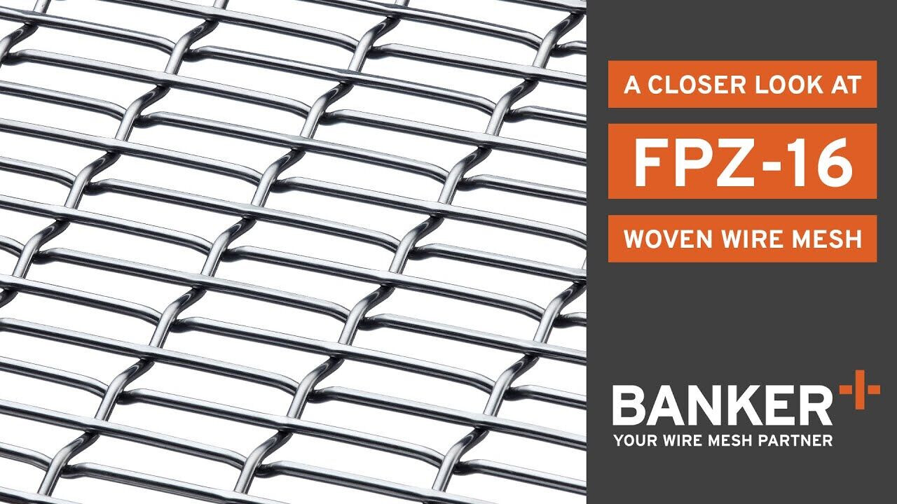 A Closer Look: Banker Wire FPZ-16 Woven Wire Mesh