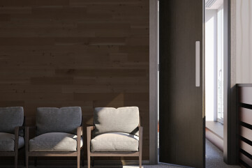 Reclaimed Cocoa Peel & Stick Wood Planks Reclaimed Cocoa Peel & Stick Wood Planks