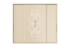 Modern Beige WWardrobe with Intricate White Detailing by Modenese Luxury Interiors