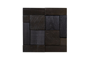 Woodwöl—Ashlar1 Ember Mosaic Wood Wall Tile Woodwöl—Ashlar1 Ember Mosaic Wood Wall Tile