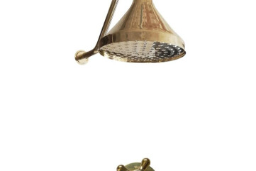 BTS55 Wall mounted shower progressive mixer & Bell Showerhead BTS55 Wall mounted shower progressive mixer & Bell Showerhead