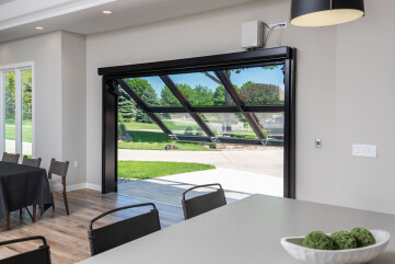 Evo-Vue - Single Panel Swing Out Door System Evo-Vue - Single Panel Swing Out Door System