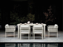 LINK-BISQUE DINING TABLE
