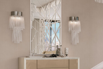 Leaf Pattern Mirror - 20604 Leaf Pattern Mirror - 20604