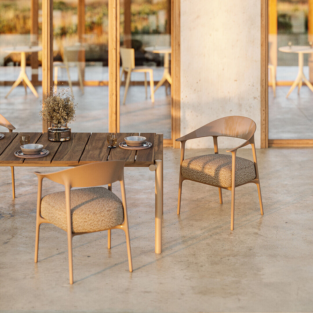 Africa upholstered armchairs.